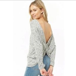 FOREVER21 Twist-back Sweater